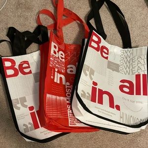 3 “be all in” lululemon bags